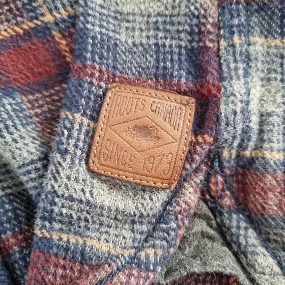 Roots Brushed Cotton Plaid Long Sleeve Shirt Size XL - Picture 8 of 10